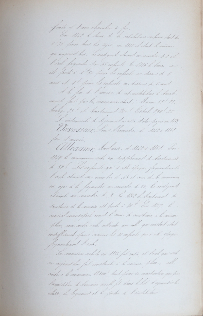Manuscrit original de Louis Théodore Vernier, feuillet 13/24